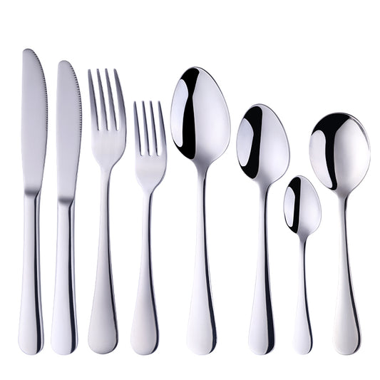 Outlet store Reusable dinner set cutlery set stainless steel spoon fork knife