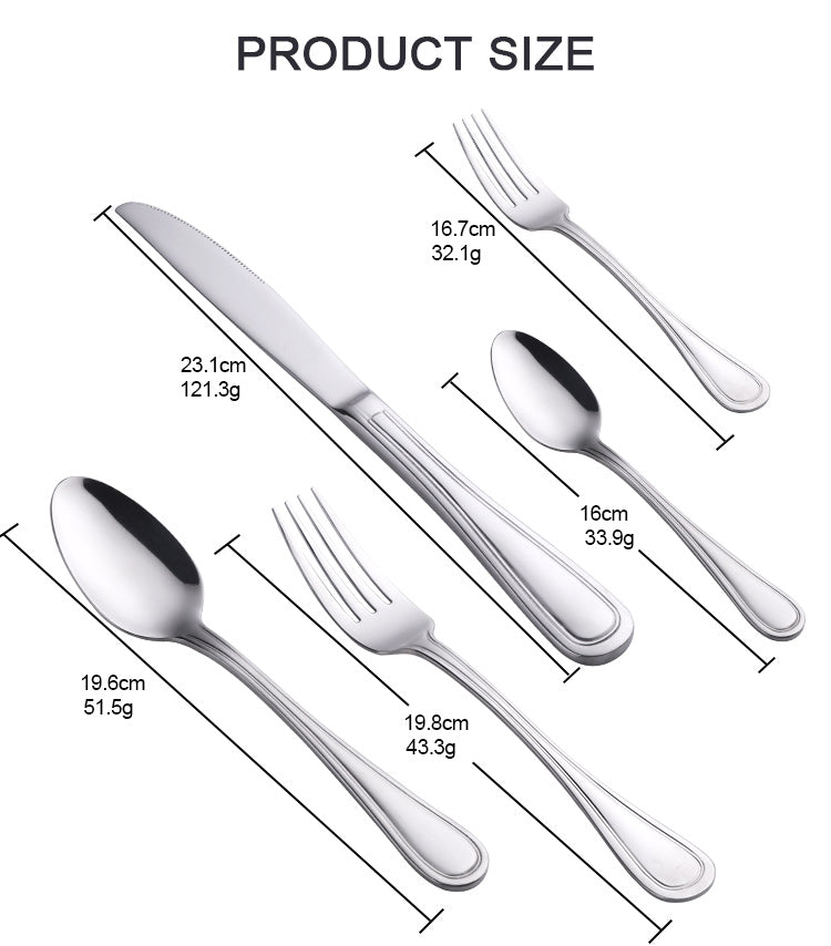 Wedding 18/10 high quality cutlery sets Stainless steel gold Flatware Sets  10 Set/Sets(Min. Order)