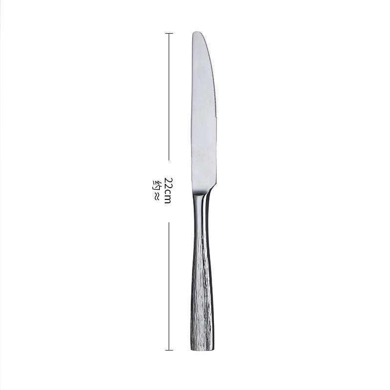 Classic 15-Piece Stainless Steel Cutlery Set Family Size Silverware Pack + Public Spoon