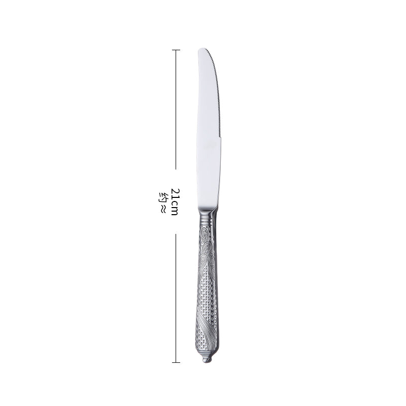 Modern Handle Heavy Duty 18/10 Stainless Steel Flatware Set for Wedding