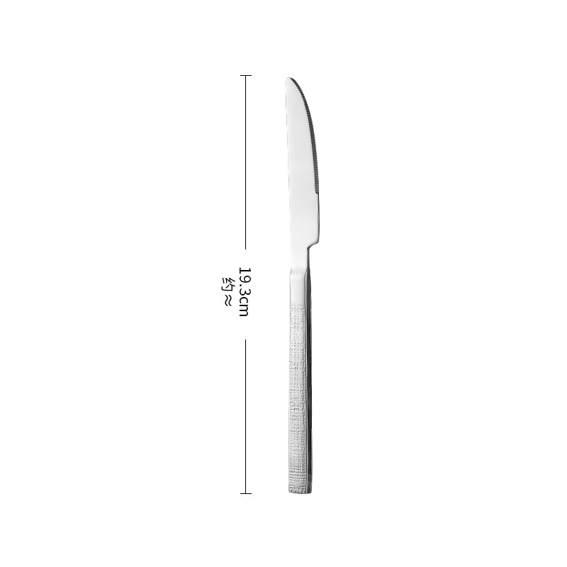 Factory Price High Quality 304 Stainless Steel Knife Fork Spoon Set in Hotel
