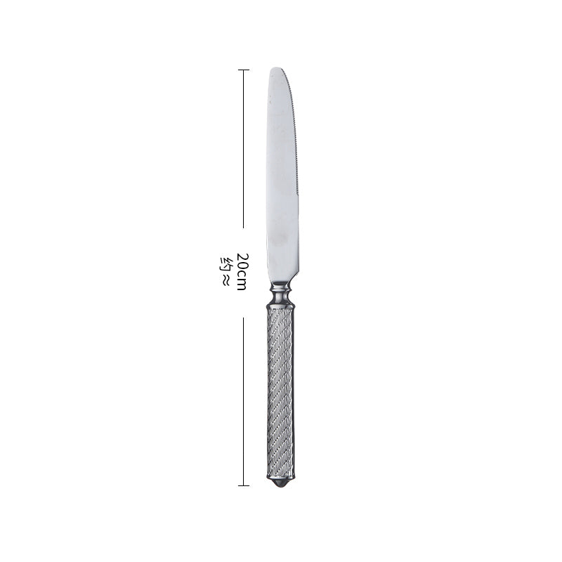 Restaurant Style Stainless Steel Flatware Set Durable Silverware in Bulk