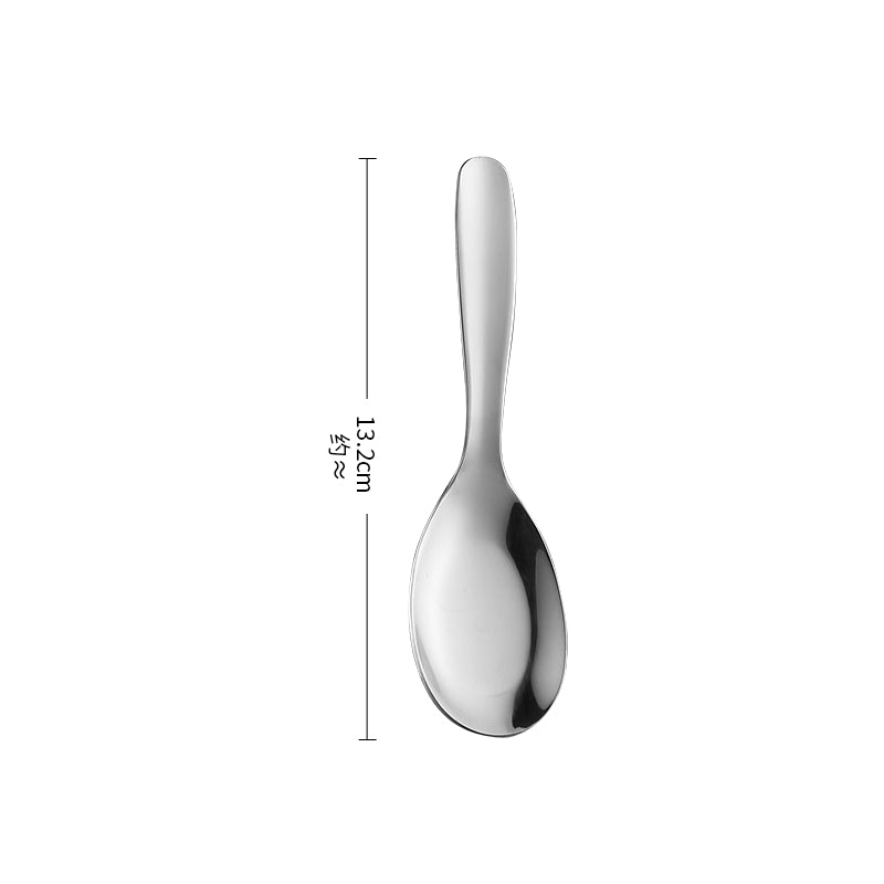 Classic Stainless Steel Flatware Set Elegant Silverware for Fine Dining Children Spoon and Fork