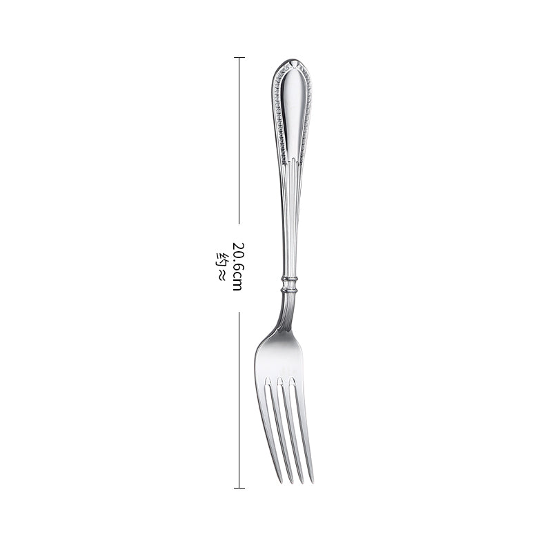Luxury Wedding 18/0 Stainless Steel Flatware Set Custom Logo Engraving Available Elegant Silverware Collection