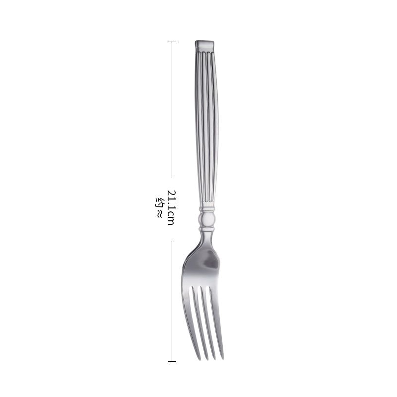 Durable Restaurant Stainless Steel Flatware Set Stylish Modern Silverware in Bulk