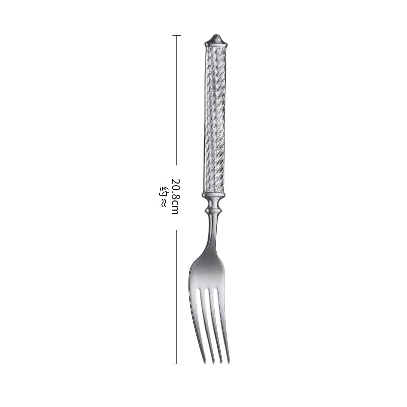 Restaurant Style Stainless Steel Flatware Set Durable Silverware in Bulk