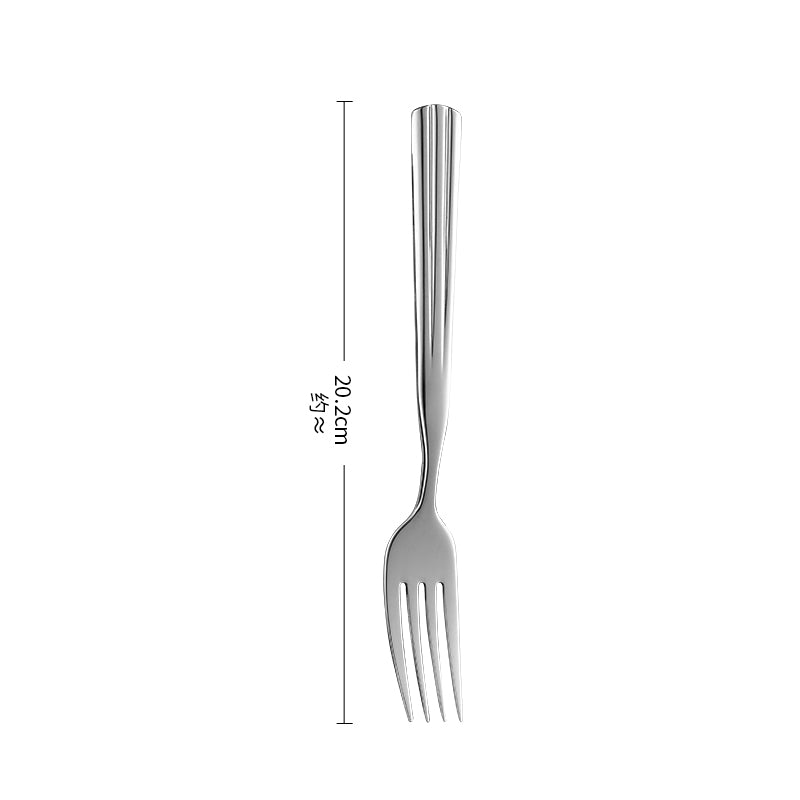Custom Logo 18/10 Stainless Steel Flatware Set Luxury Silverware for Dining Table