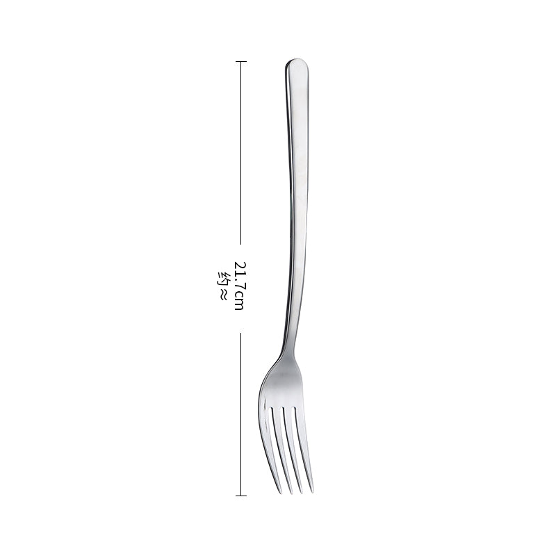 Stylish Handle Stainless Steel Flatware Set Modern Dining Silverware Pack
