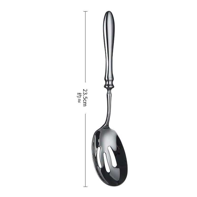 23 Pcs Cooking Utensils Set 304 Stainless Steel Kitchen Utensils Set Metal Kitchen Accessories, Include Soup Ladle, Slotted Skimmer Spoon and Spatula