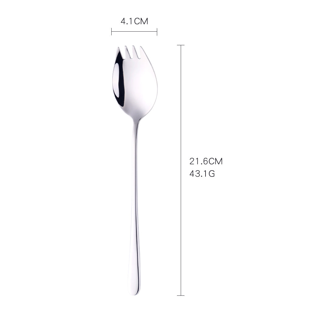 New Products Stainless Steel 410 Multi-function Spoon Fork Camping Bent Spork
