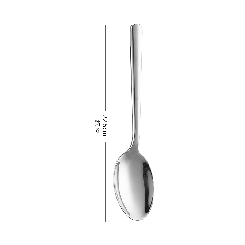 3 Piece Stainless Steel Serving Spoons Set,  Includes Large, Slotted,  Fork for Parties/Kitchen/Buffet/Catering, Dishwasher Safe