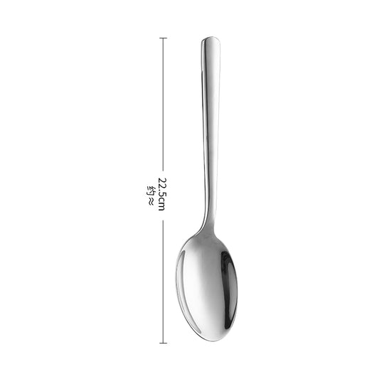 3 Piece Stainless Steel Serving Spoons Set,  Includes Large, Slotted,  Fork for Parties/Kitchen/Buffet/Catering, Dishwasher Safe