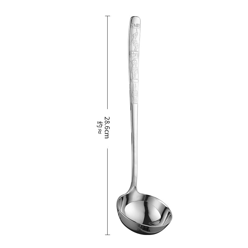 Soup Spoon Slotted Serving Spoon Stainless Steel Colander Spoon for Buffet, Dinner, Restaurants, Kitchen