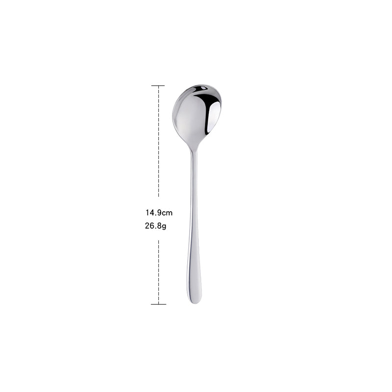 Multiple sizes stainless steel Tableware set tea coffee dessert spoon for dining 5 Set/Sets(Min. Order)