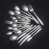 High-Density Mirror Polished Stainless Steel Cutlery Set 19-Piece Export Quality