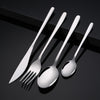Amazon Hot Sale Silver Cutlery Set Knife Fork and Spoon  with Elegant Packing