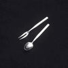 Wholesale Stainless Steel Flatware Set Spoon Fork Modern Silverware Cutlery for Hotel and Restaurant