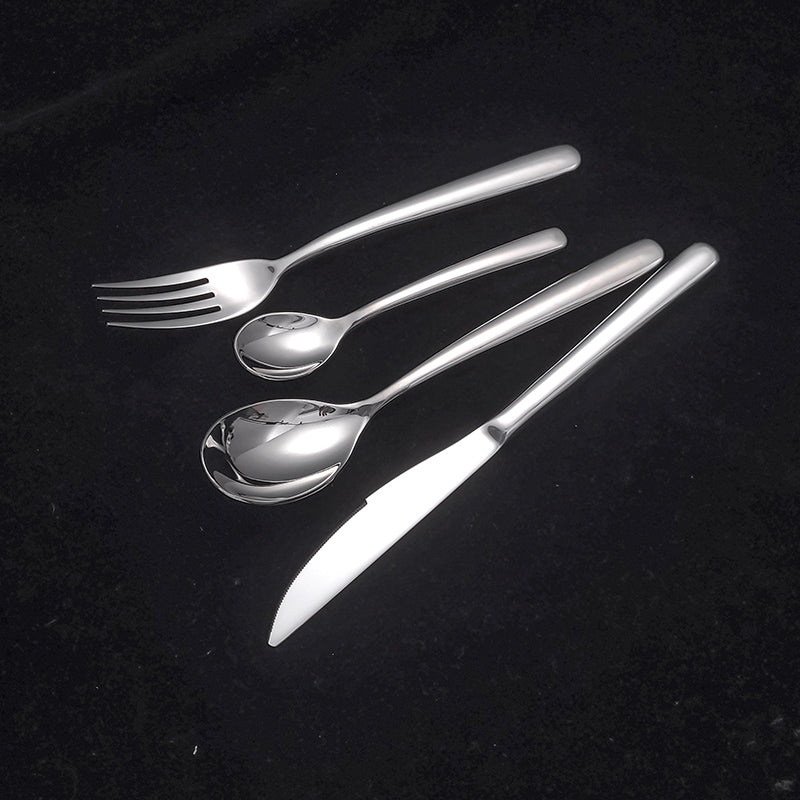 Custom Logo Stainless Steel Flatware Set Personalized Dining Cutlery