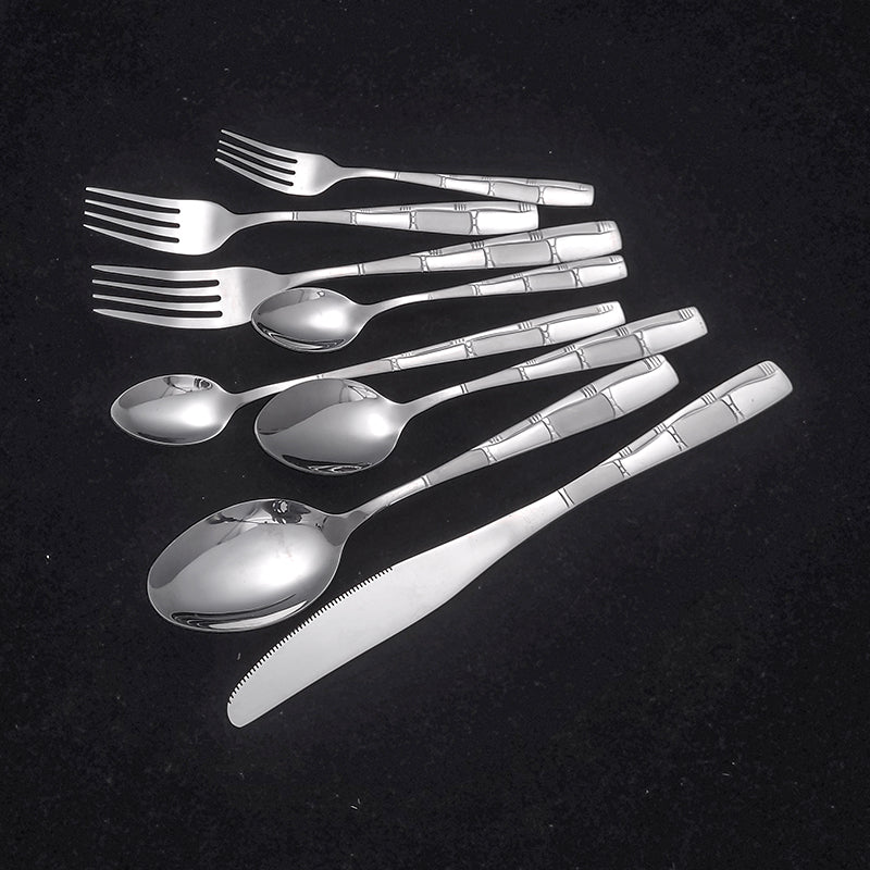 OEM High Quality Stainless Steel Cutlery Set Mirror Polished Flatware Wholesale Supplier