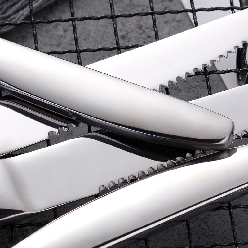 Luxury Knife Mirror Polish Stainless Steel Cutlery for Restaurant Wedding Western Tableware