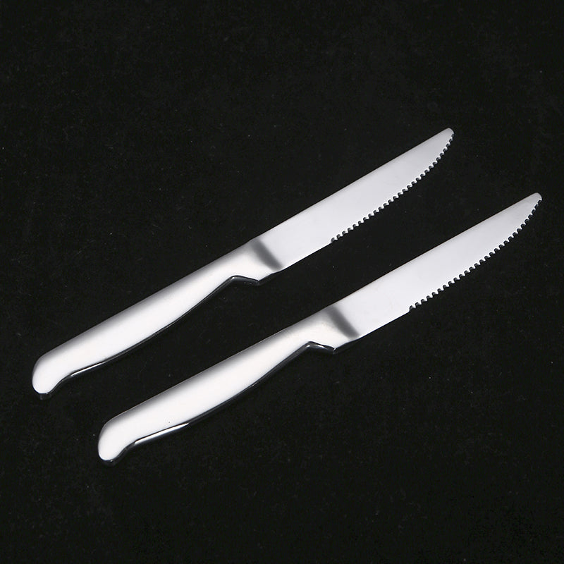 Steak Knives Set Sharp Triple Rivet Steak Knife Sets Stainless Steel Serrated Blades, Ergonomic Handles Dinner Knife for Kitchen Restaurant