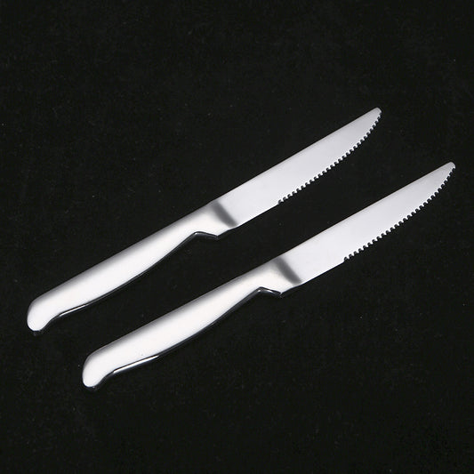 Steak Knives Set Sharp Triple Rivet Steak Knife Sets Stainless Steel Serrated Blades, Ergonomic Handles Dinner Knife for Kitchen Restaurant