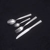 Custom Logo 18/10 Stainless Steel Flatware Set Luxury Silverware for Dining Table