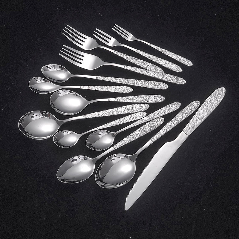 Premium Polished Stainless Steel Flatware Set Elegant Silverware Wholesale