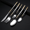Cheap Price Stainless Tableware Flatware Silver Cutlery Dishwasher Acceptable