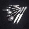 Luxury Wedding 18/0 Stainless Steel Flatware Set Custom Logo Engraving Available Elegant Silverware Collection
