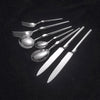Wholesale 7-Piece OEM Stainless Steel Flatware Modern Silverware Cutlery Set for Hotel and Restaurant