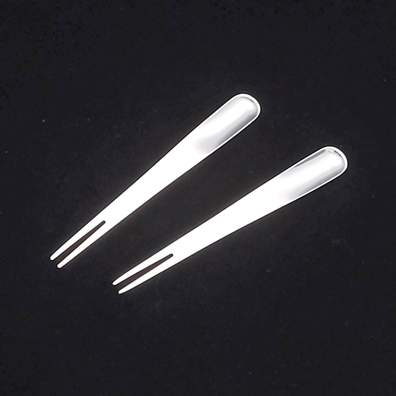 Small Forks Dessert Fruit Oyster 304 Stainless Steel Mirror Polished Mini Forks for Appetizers Salad for Appetizer Fruit Cake Dessert Crab Salad