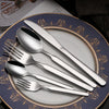 Buyer Star High Quality Stainless Steel Silverware Flatware Spoon Fork Knife Black Matte Cutlery Set
