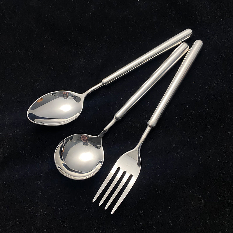 Forks and Spoons Silverware Set Food Grade Stainless Steel Flatware Cutlery Set for Home Kitchen and Restaurant