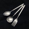 Forks and Spoons Silverware Set Food Grade Stainless Steel Flatware Cutlery Set for Home Kitchen and Restaurant