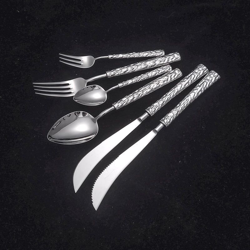 Heavy Duty 18/0 Stainless Steel Flatware Set Affordable Dining Silverware Set Durable Silverware in Bulk