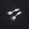 Factory Supply Stainless Steel Flatware Set  Coffee Spoon and Fork Wholesale