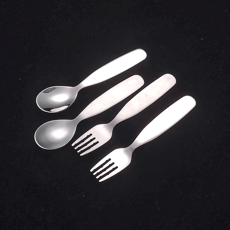 Dishwasher Safe Stainless Steel Flatware Set Classic Dining Cutlery Set Children Dinnerware