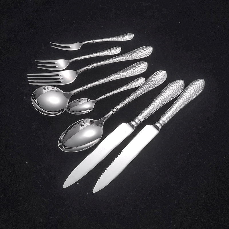 Wholesale Stainless Steel Flatware Set 8-Piece Silverware for Hotel Use