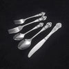 Crown Tableware Set OEM Custom Logo Stainless Steel Flatware Set Wholesale Restaurant Silverware