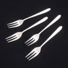 Buyer Star Stainless Steel Large Serving Fork Set Tea Fork Fruit Fork for Party Banquet Buffet Dishwasher Safe, Set of 6