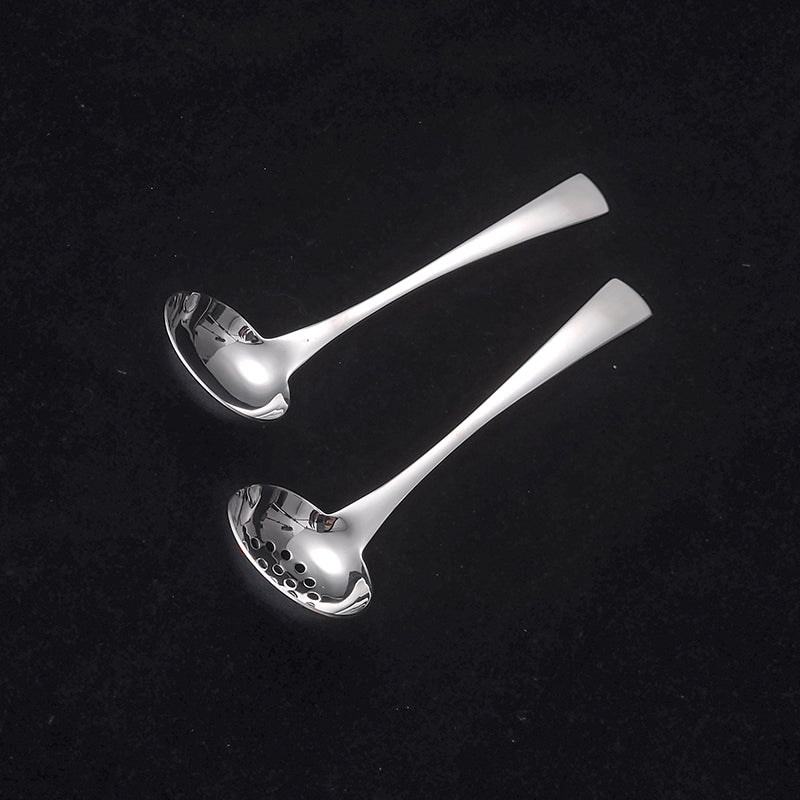 Premium Stainless Steel Cooking Tools Soup Ladle Skimmer Turner Kitchen Set