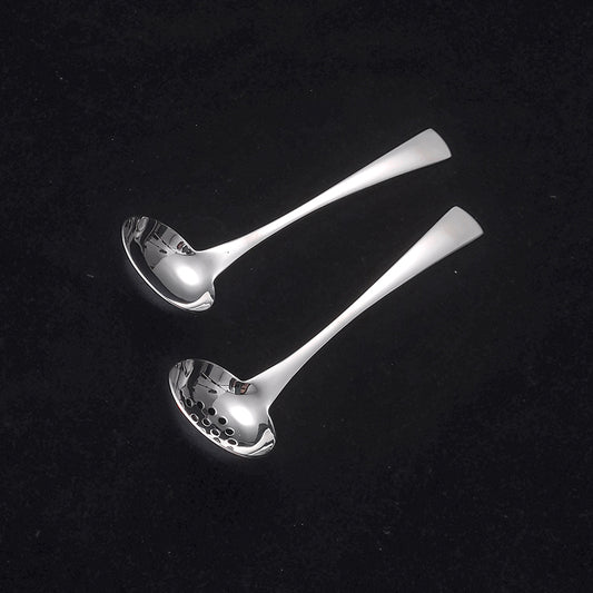Premium Stainless Steel Cooking Tools Soup Ladle Skimmer Turner Kitchen Set