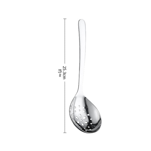 Stainless Steel Soup Ladle Serving Ladle Scoop And Slotted Spoon Set Of 2 Cooking Utensils Set for Kitchen