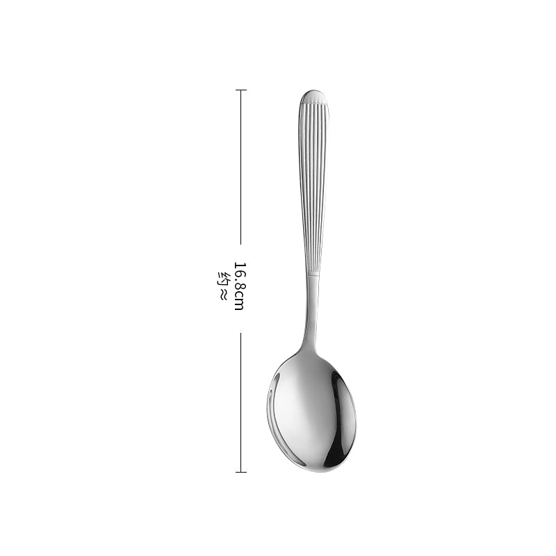 High-Density Mirror Polished Stainless Steel Cutlery Set 19-Piece Export Quality