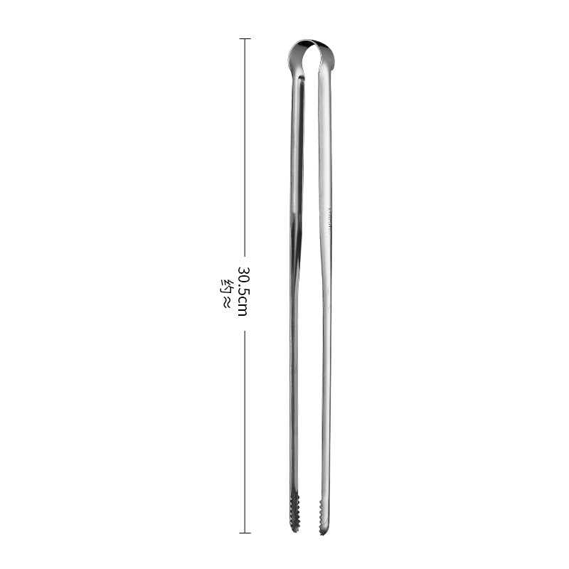 Kitchen Tongs Stainless Steel Cooking Barbecue Grilling Food Tongs Kitchen Clamps Sturdy High Resistant Heat Tongs