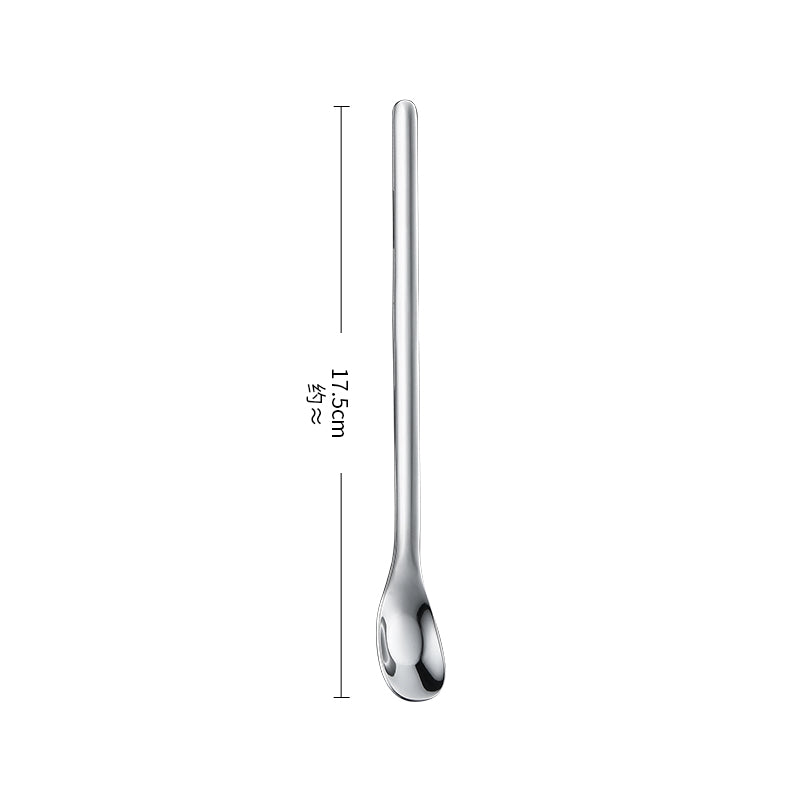 Soup Spoons Stainless Steel Table Spoon Heavy Duty Asian Soup Spoon Short Handle Ramen Spoons for Soup Rice Tea Milk