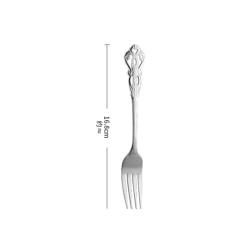 Crown Tableware Set OEM Custom Logo Stainless Steel Flatware Set Wholesale Restaurant Silverware
