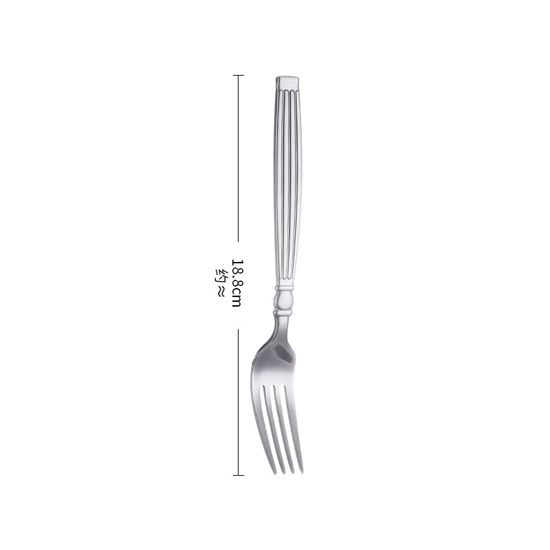 Durable Restaurant Stainless Steel Flatware Set Stylish Modern Silverware in Bulk