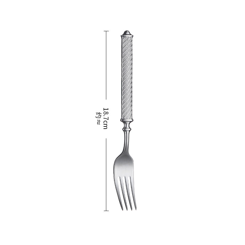 Restaurant Style Stainless Steel Flatware Set Durable Silverware in Bulk